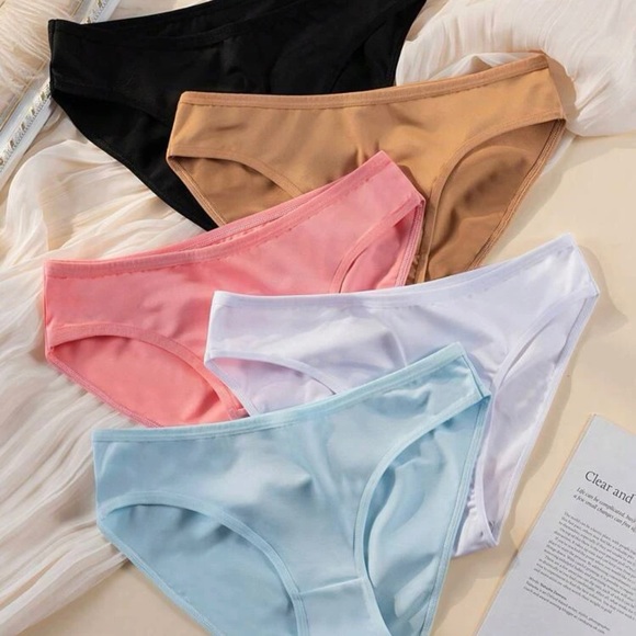 5 Piece Solid Panty Set *NEW* - Picture 3 of 6